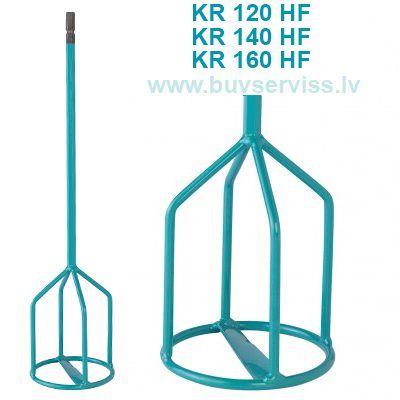 Maisītāju stienis Collomix KR 120 HF piemērots visiem lipīgajiem materiāliem. Īpaši piemērots pašizlīdzinošajiem materiāliem, kā piemāram, līmes, hermētiķi, pildvielas, epoksīda maisījumi u.c. 